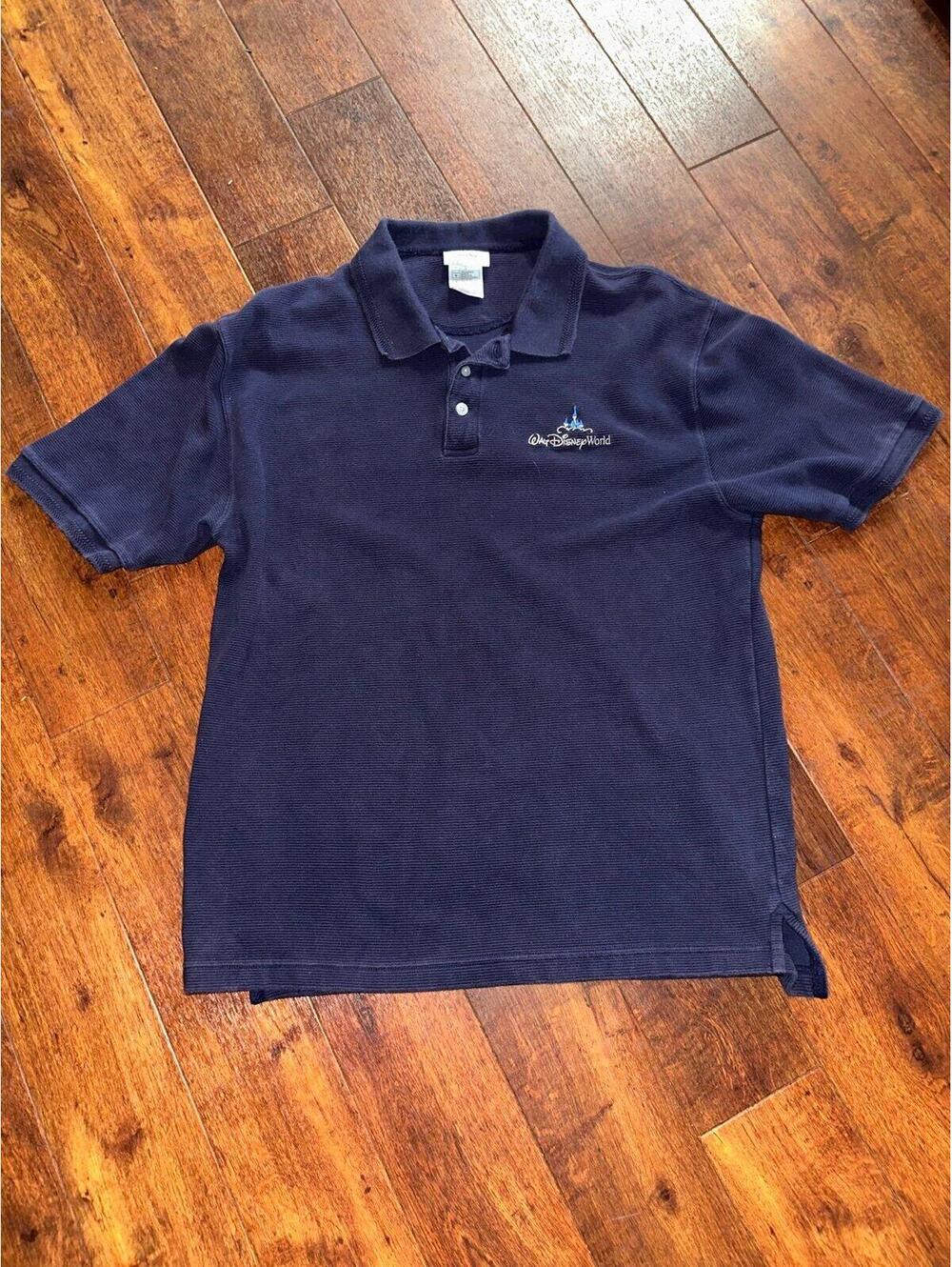 VTG Walt Disney World Polo Mens Shirt Size Large